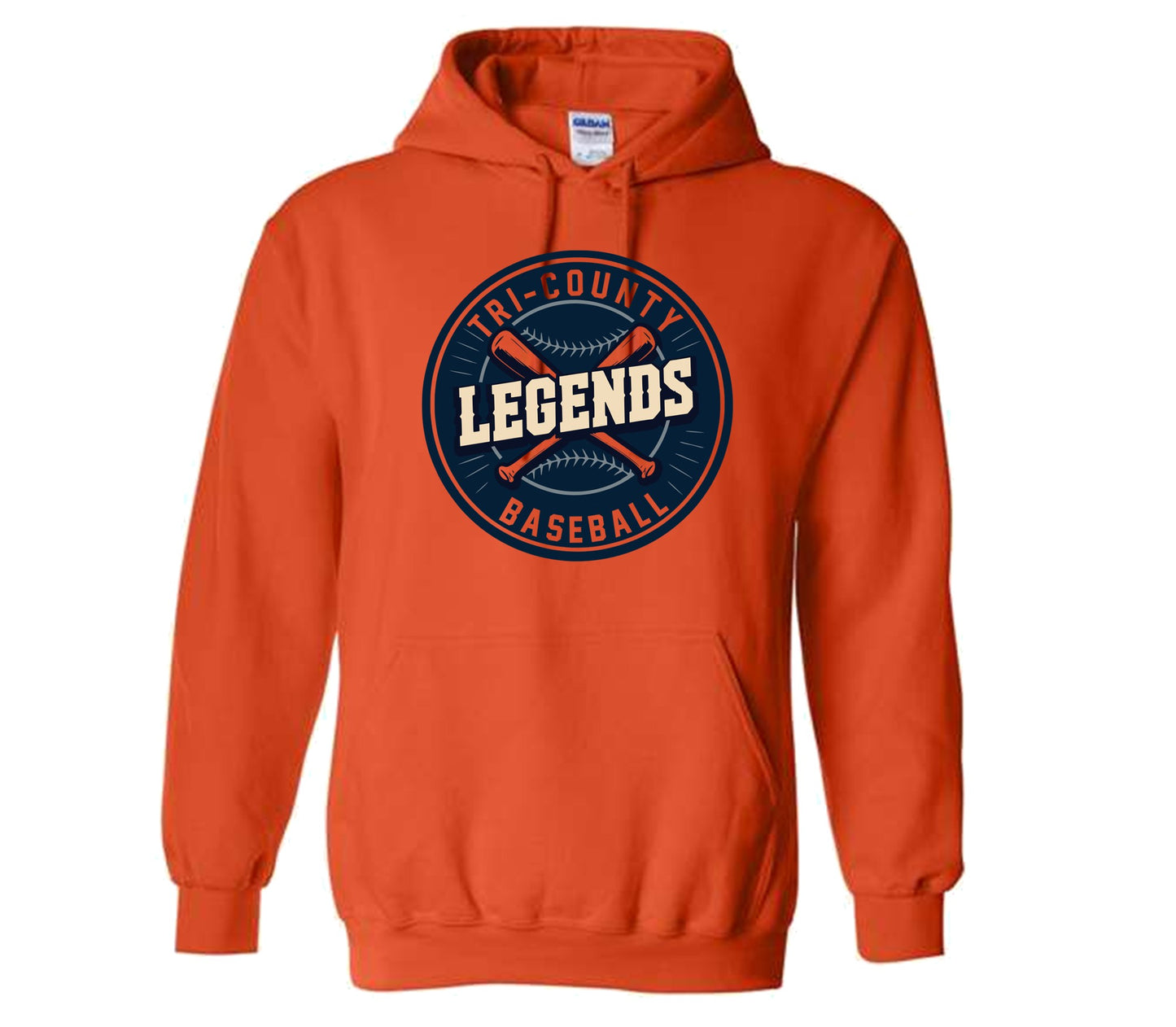 Tri-County Legends on Orange - Pick your shirt style
