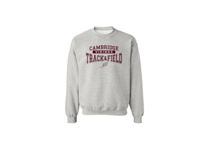 Cambridge Track and Field on Light Heather Grey - Pick your shirt style