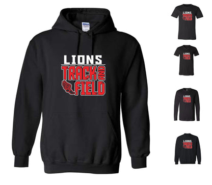 Rivermont Track and Field on Black - Pick your shirt style
