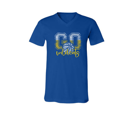 Wildcats Basketball on Royal -  Pick your shirt style