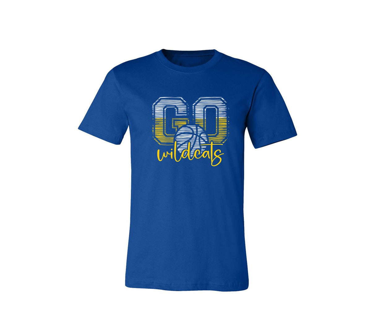 Wildcats Basketball on Royal -  Pick your shirt style