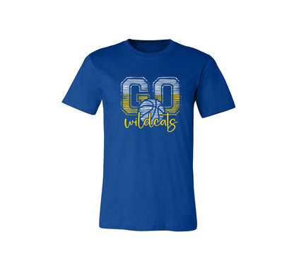Wildcats Basketball on Royal -  Pick your shirt style