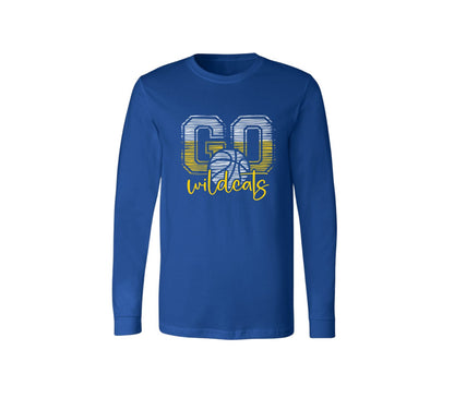 Wildcats Basketball on Royal -  Pick your shirt style