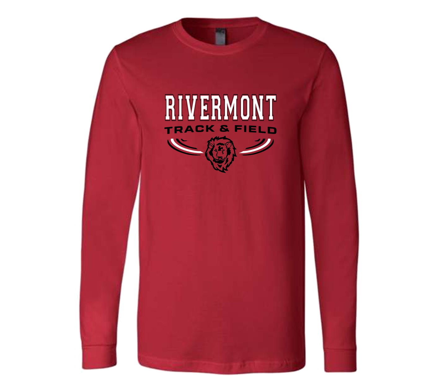 Rivermont Track and Field on Red - Pick your shirt style
