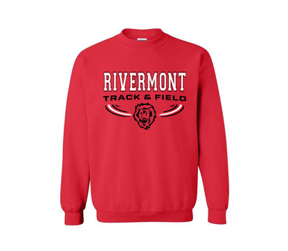 Rivermont Track and Field on Red - Pick your shirt style