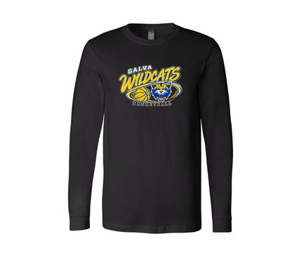 Wildcats Basketball on Black- Pick your shirt style