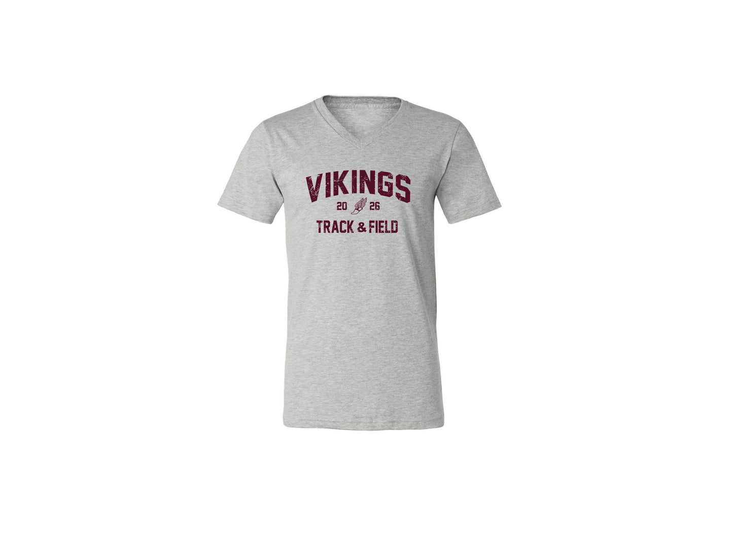Cambridge Track and Field on Light Heather Grey - Pick your shirt style