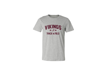 Cambridge Track and Field on Light Heather Grey - Pick your shirt style