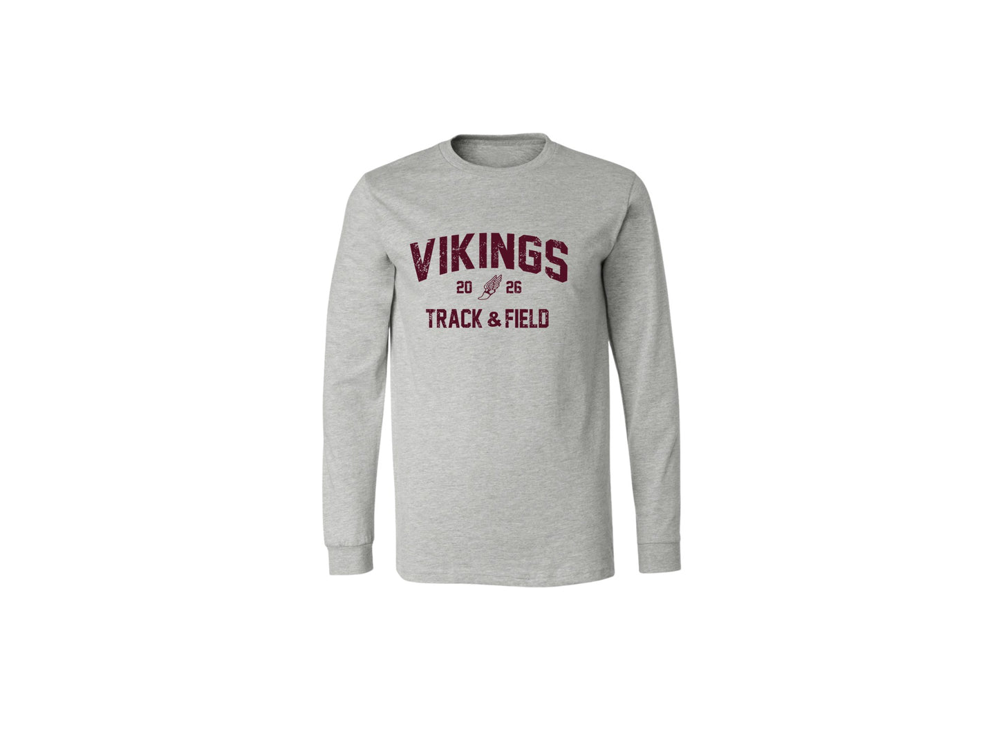 Cambridge Track and Field on Light Heather Grey - Pick your shirt style