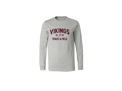 Cambridge Track and Field on Light Heather Grey - Pick your shirt style
