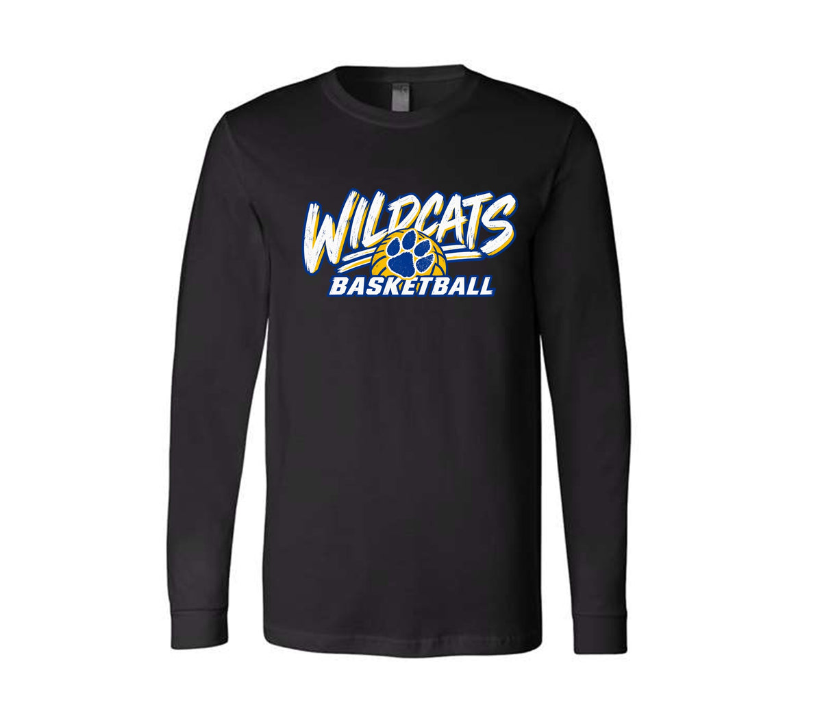 Wildcats Basketball on Black - Pick your shirt style