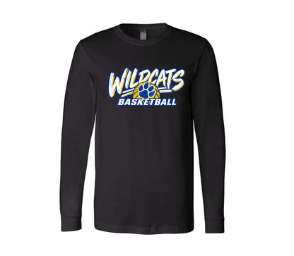 Wildcats Basketball on Black - Pick your shirt style