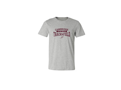 Cambridge Track and Field on Light Heather Grey - Pick your shirt style