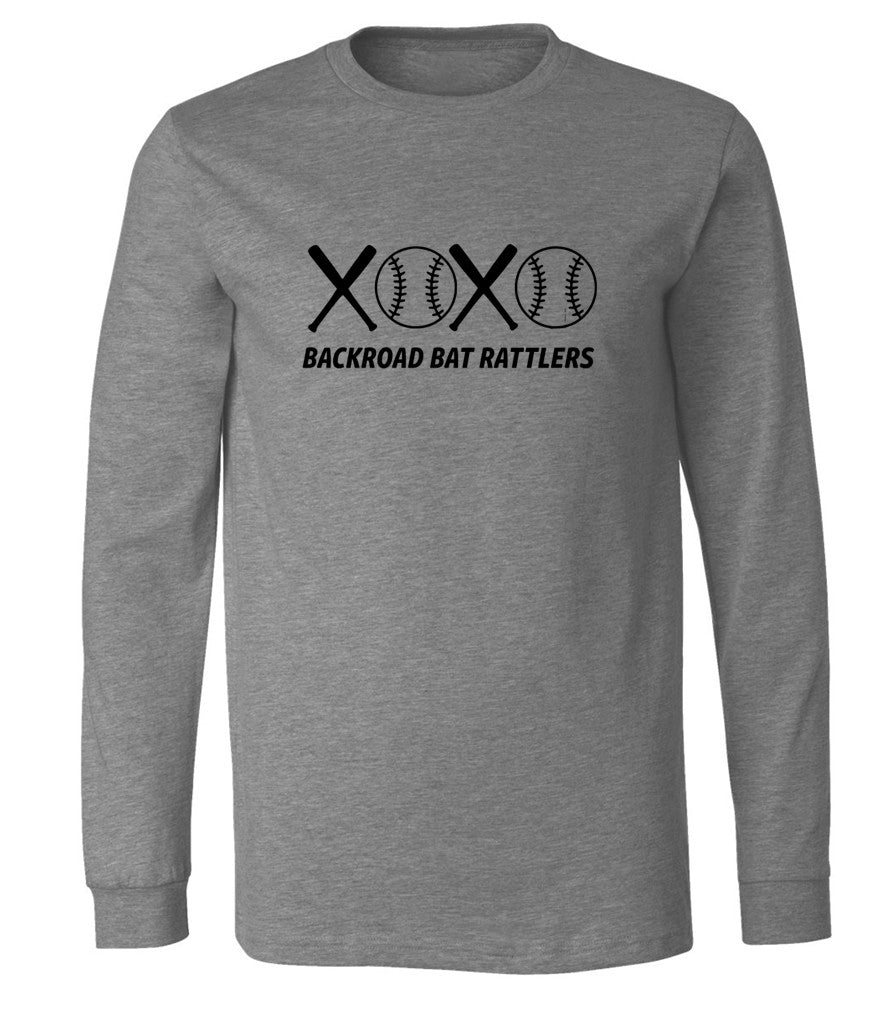 Backroad Bat Rattlers - Dark Heather Grey - XOXO