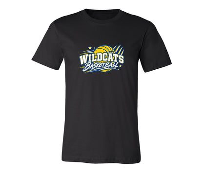 Wildcats Basketball on Black- Pick your shirt style