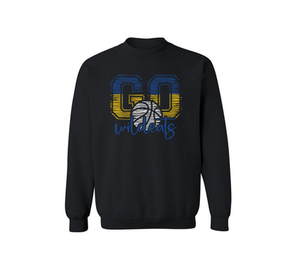Wildcats Basketball on Black -  Pick your shirt style