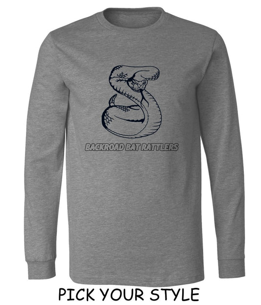 Backroad Bat Rattlers - Dark Heather Grey