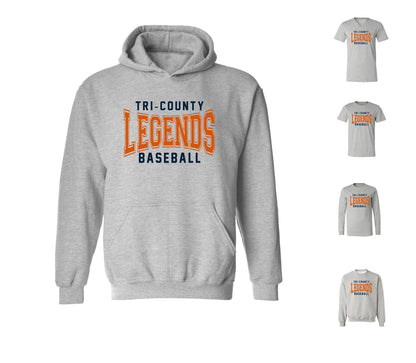 Tri-County Legends on Sport Grey - Pick your shirt style