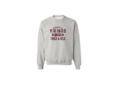 Cambridge Track and Field Distressed on Light Heather Grey - Pick your shirt style