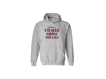 Cambridge Track and Field Distressed on Light Heather Grey - Pick your shirt style