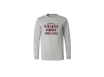 Cambridge Track and Field Distressed on Light Heather Grey - Pick your shirt style