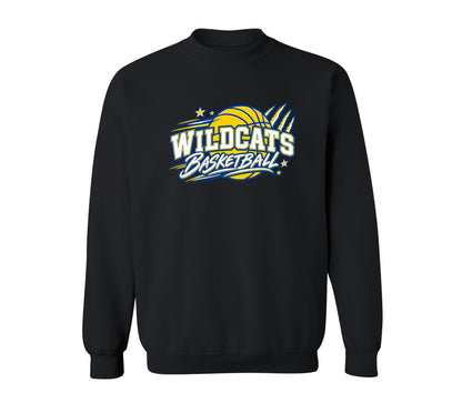 Wildcats Basketball on Black- Pick your shirt style