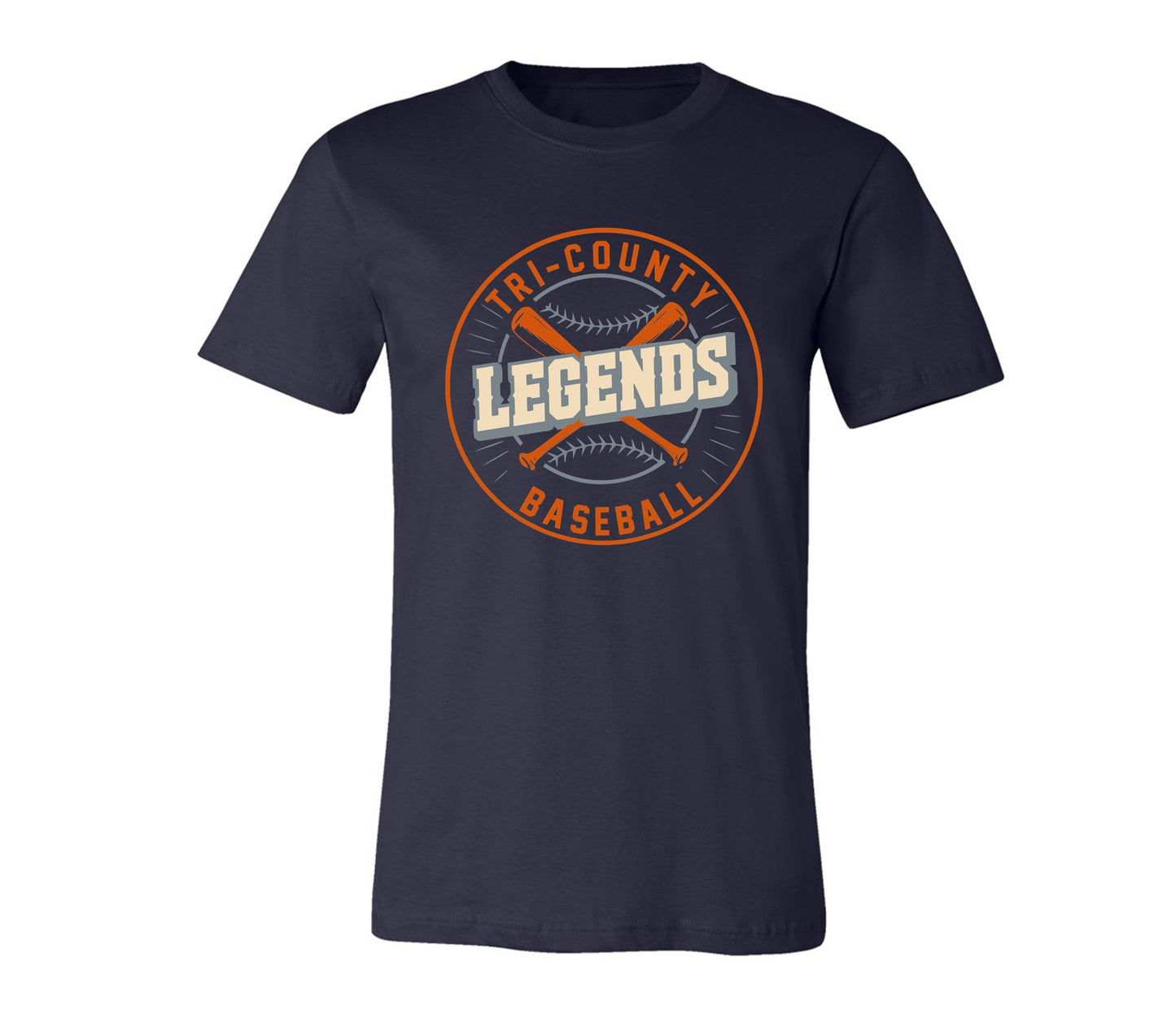 Tri-County Legends on Navy - Pick your shirt style