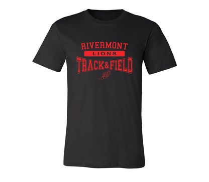 Rivermont Track and Field on Black - Pick your shirt style