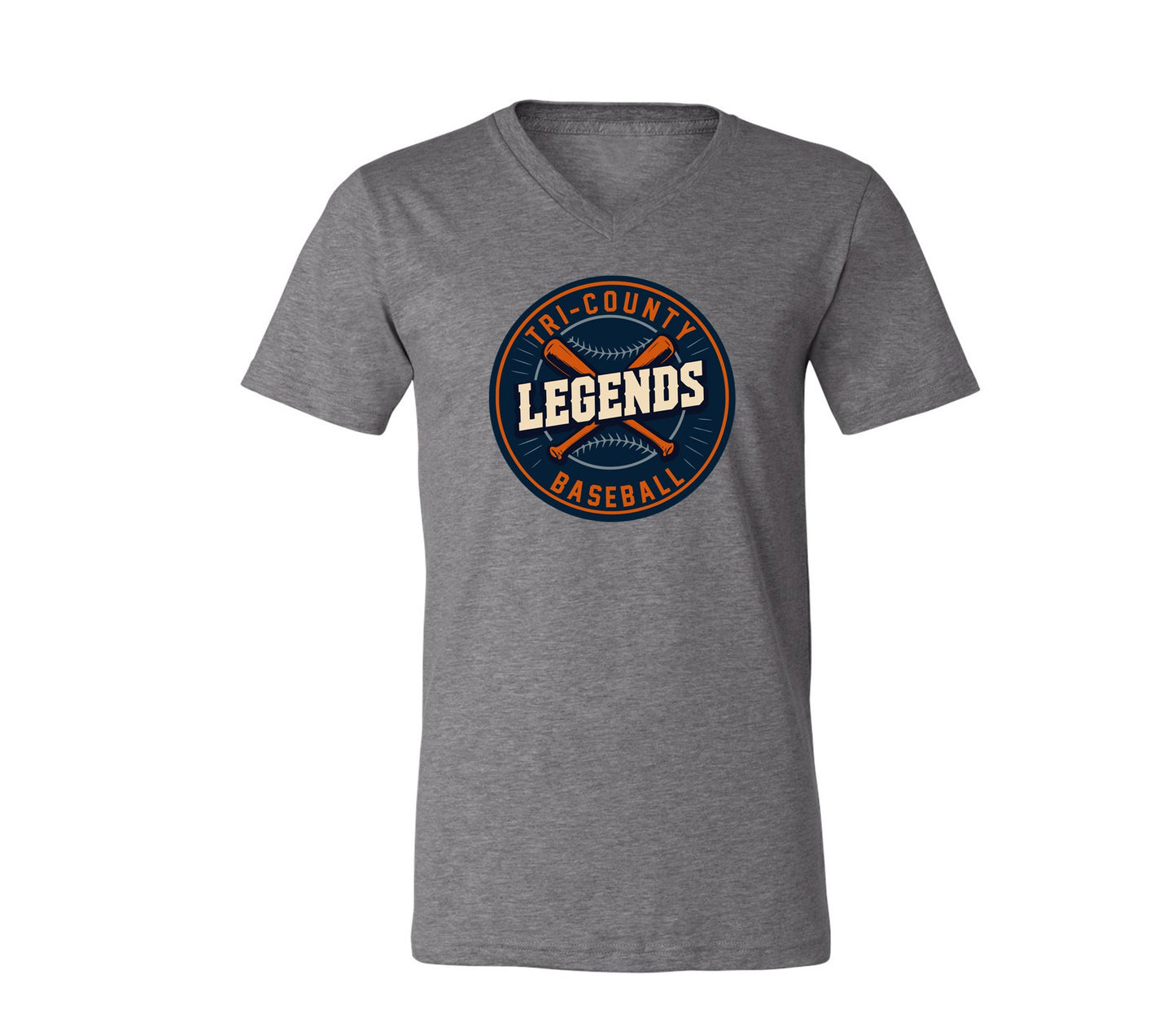 Tri-County Legends on Dark Heather Gray - Pick your shirt style