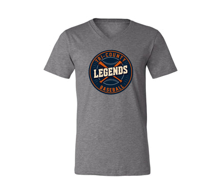 Tri-County Legends on Dark Heather Gray - Pick your shirt style