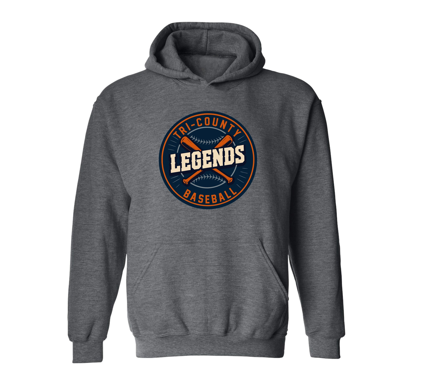 Tri-County Legends on Dark Heather Gray - Pick your shirt style