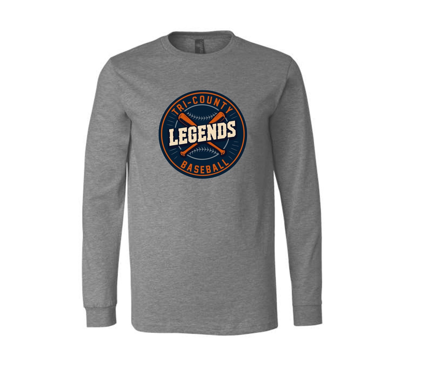 Tri-County Legends on Dark Heather Gray - Pick your shirt style