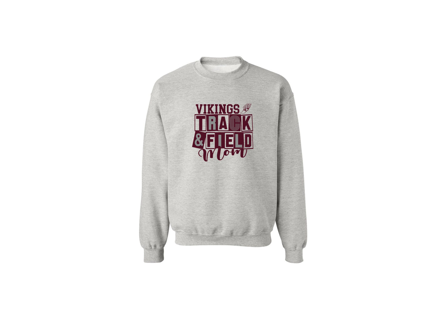 Cambridge Track and Field MOM on Light Heather Grey - Pick your shirt style
