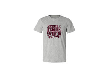 Cambridge Track and Field MOM on Light Heather Grey - Pick your shirt style