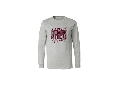 Cambridge Track and Field MOM on Light Heather Grey - Pick your shirt style