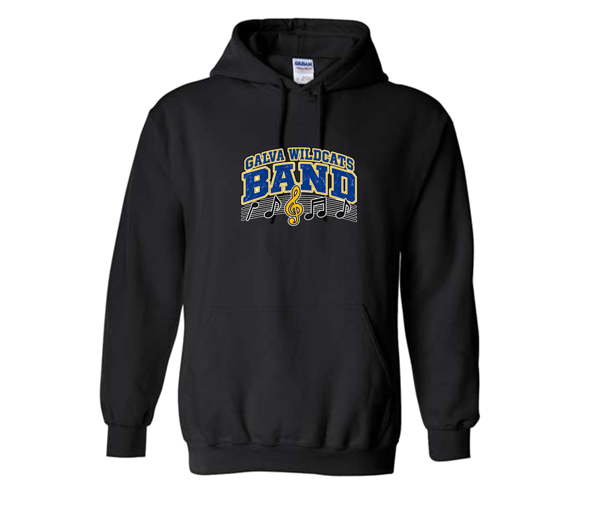 Wildcats Band on Black - Pick your shirt style