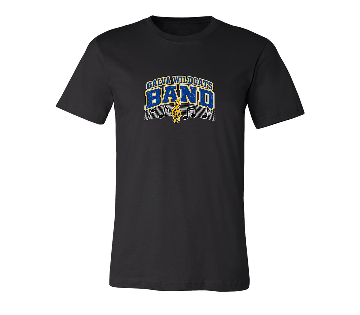 Wildcats Band on Black - Pick your shirt style