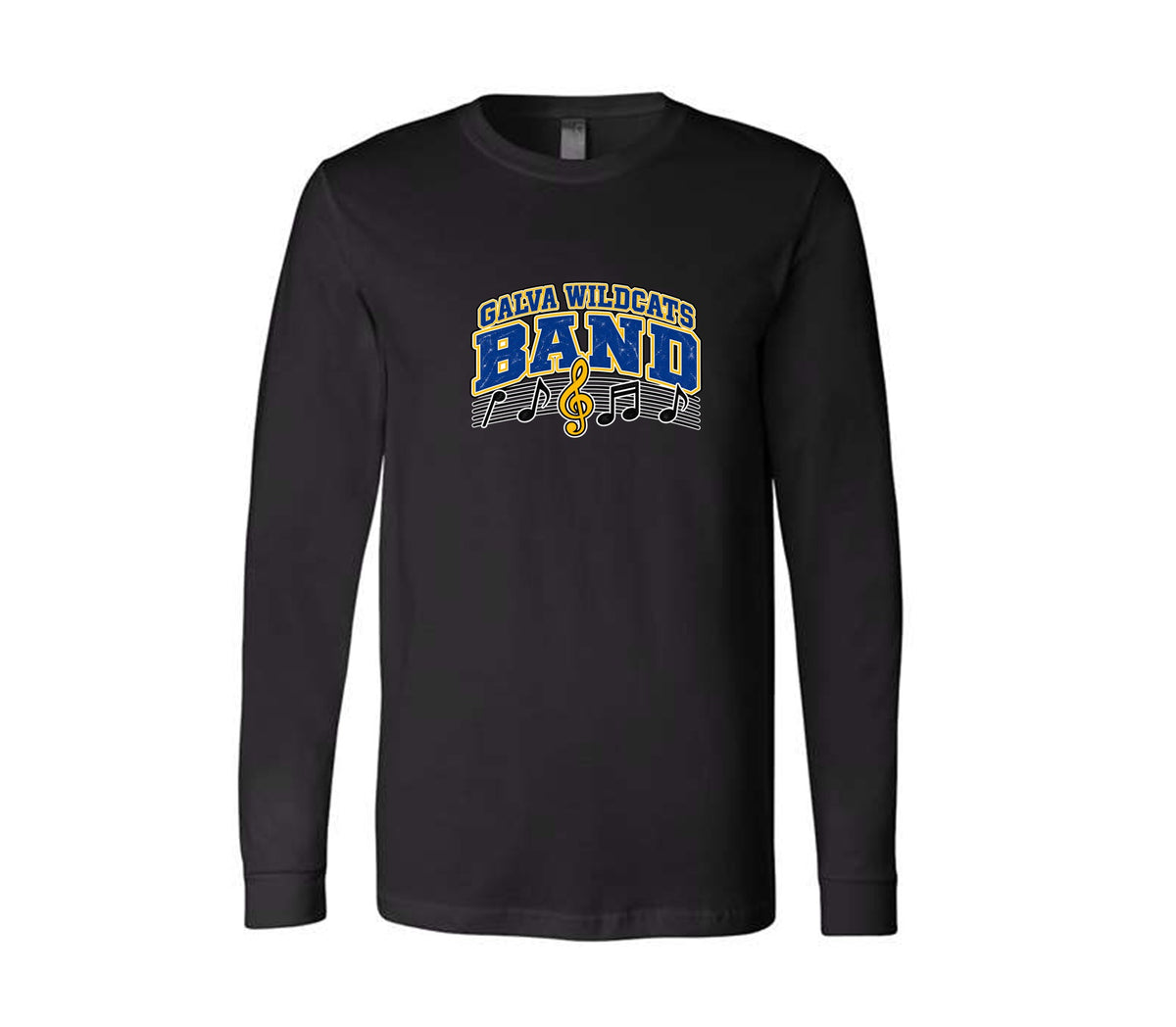 Wildcats Band on Black - Pick your shirt style