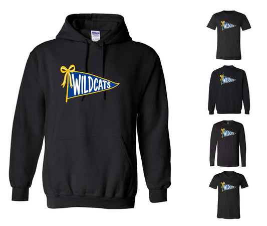 Wildcats on Black - Pick your shirt style