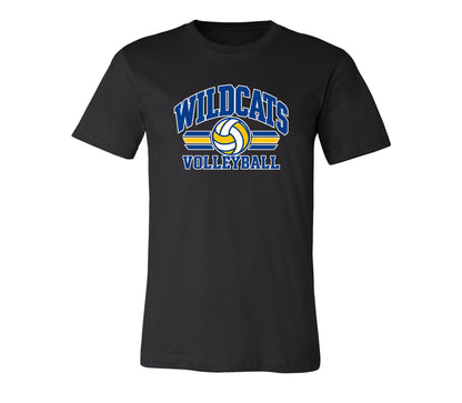 Wildcats Volleyball on Black - Pick your shirt style