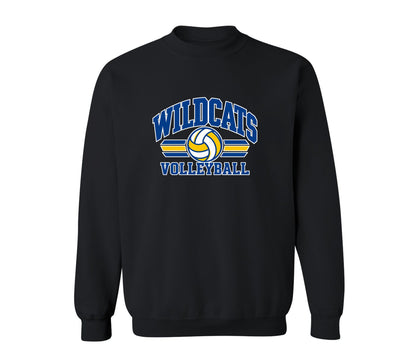Wildcats Volleyball on Black - Pick your shirt style