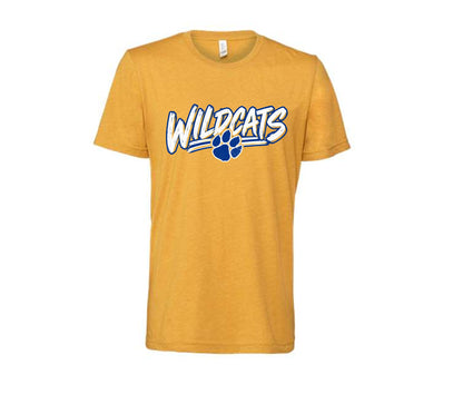 Wildcats on Heather Mustard - Pick your shirt style