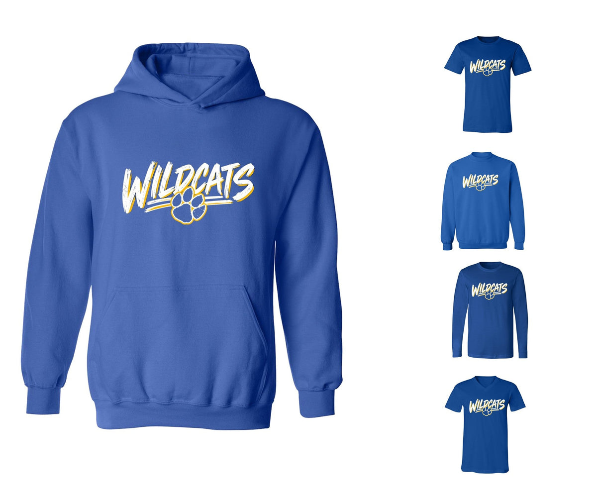Wildcats on Royal - Pick your shirt style