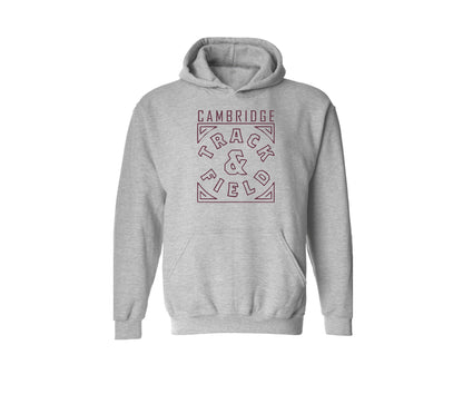Cambridge Track and Field on Light Heather Grey - Pick your shirt style