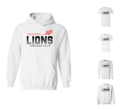 Rivermont Track and Field on White - Pick your shirt style