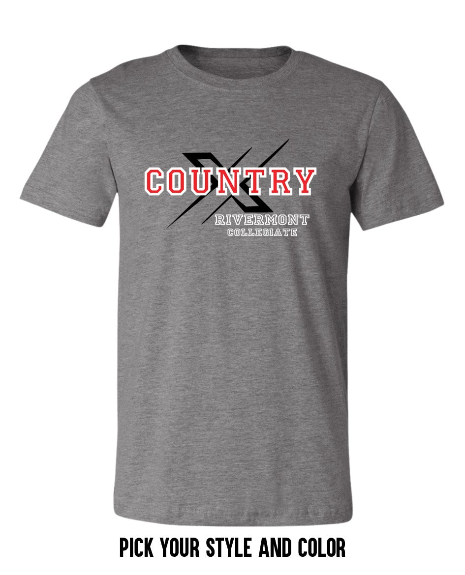 Rivermont Cross Country - Design in Red, Black and White