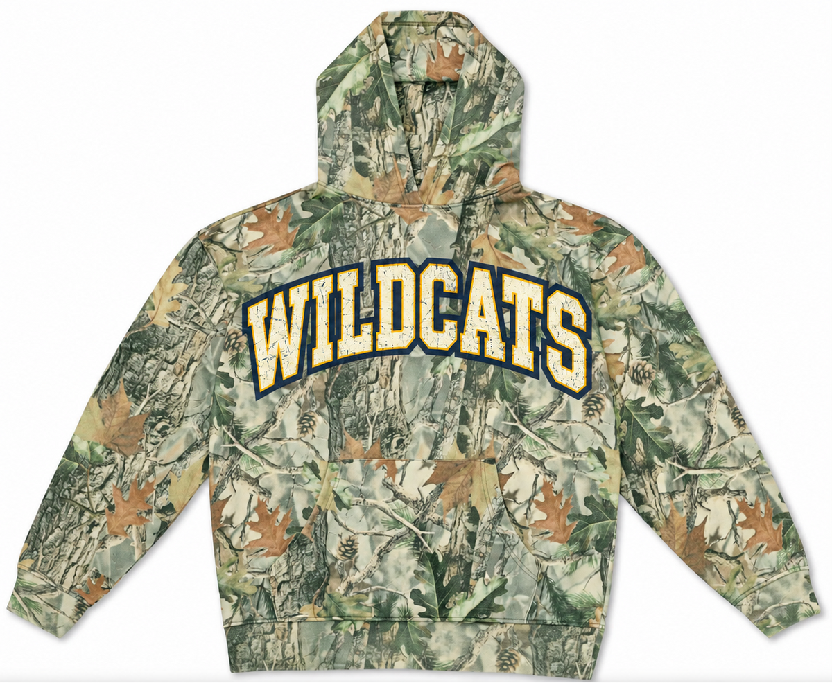 Cotton Collective - Vintage Wood Camo Hoodie