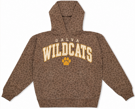 Cotton Collective - Vintage Leopard Hoodie
