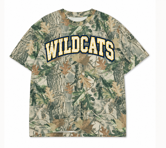 Cotton Collective - Vintage Wood Camo Oversized Tee