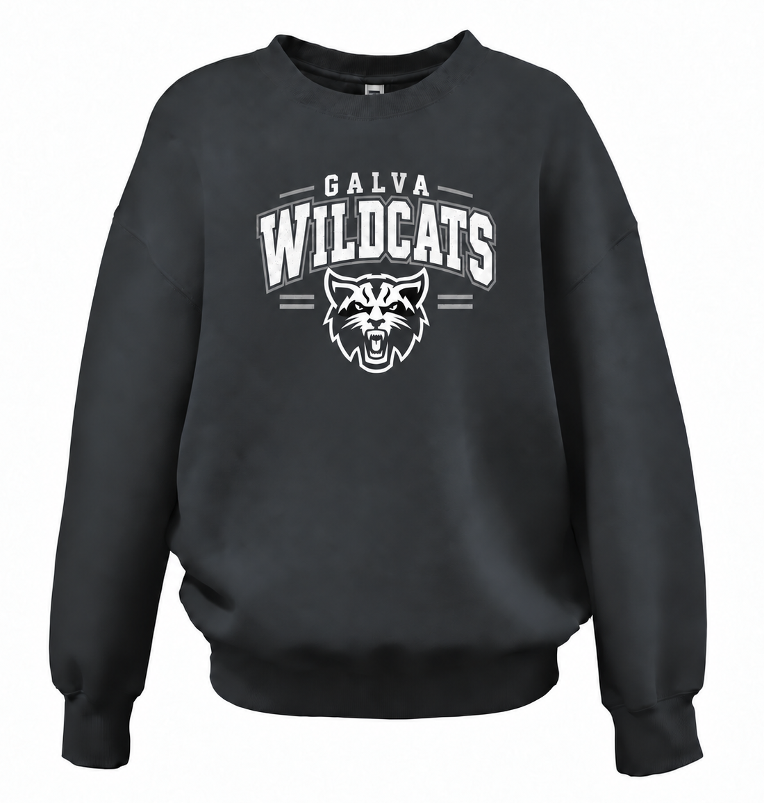 Women's oversize crew